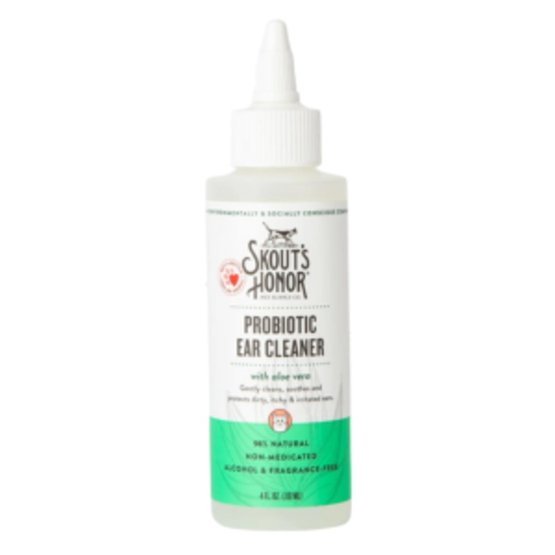 Skout’s Honor Cat Probiotic Ear Cleaner 4-oz