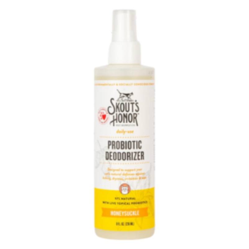 Skout’s Honor Probiotic Daily Use Cat Deodorizer Honeysuckle 8-oz