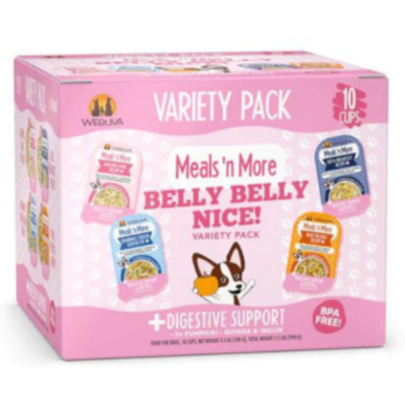 Weruva Meals N More Belly Belly Nice Variety Pack Dog Food 10 pack 3 oz