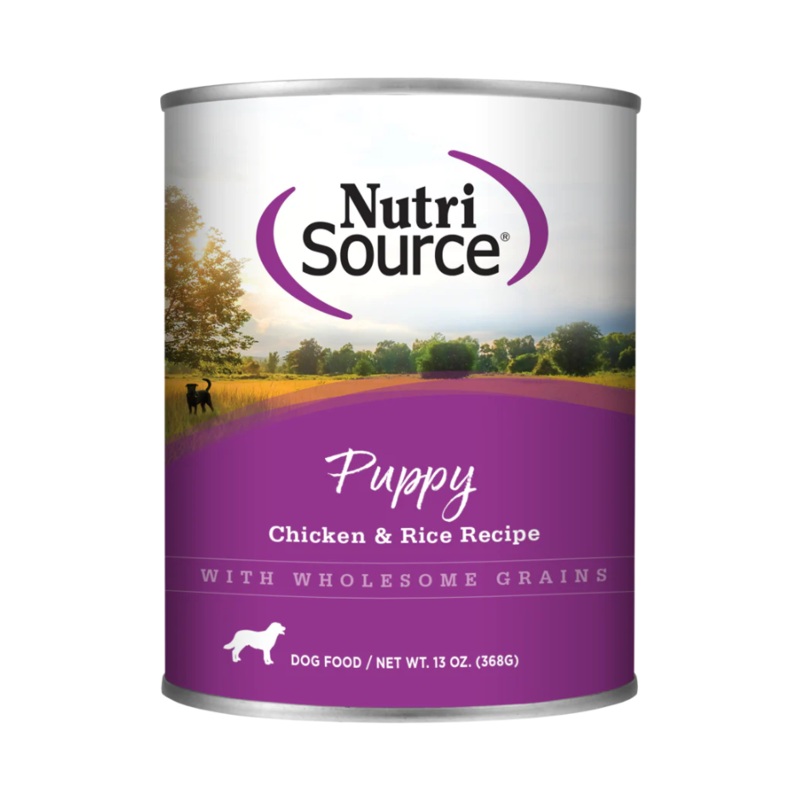 NutriSource Puppy Chicken & Rice Formula Canned Dog Food 13 oz (OLD)