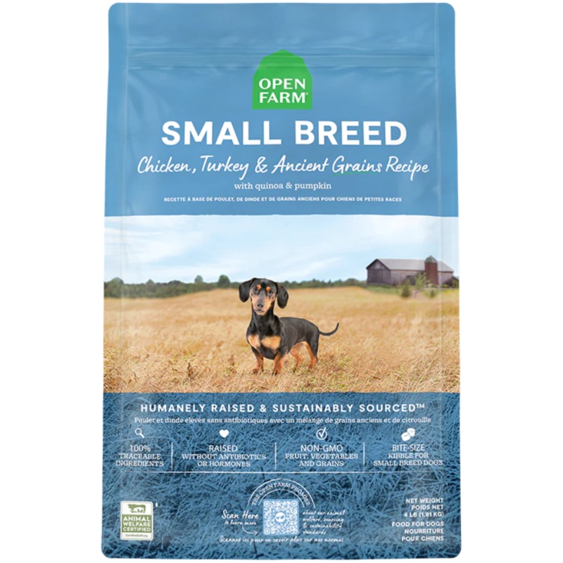 Open Farm Ancient Grains Small Breed Dry Dog Food 4 lb