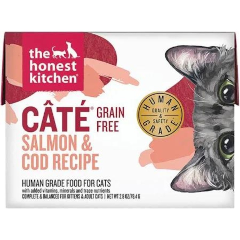 The Honest Kitchen Grain-Free Grain Free Salmon and Cod Pate 2.8 oz