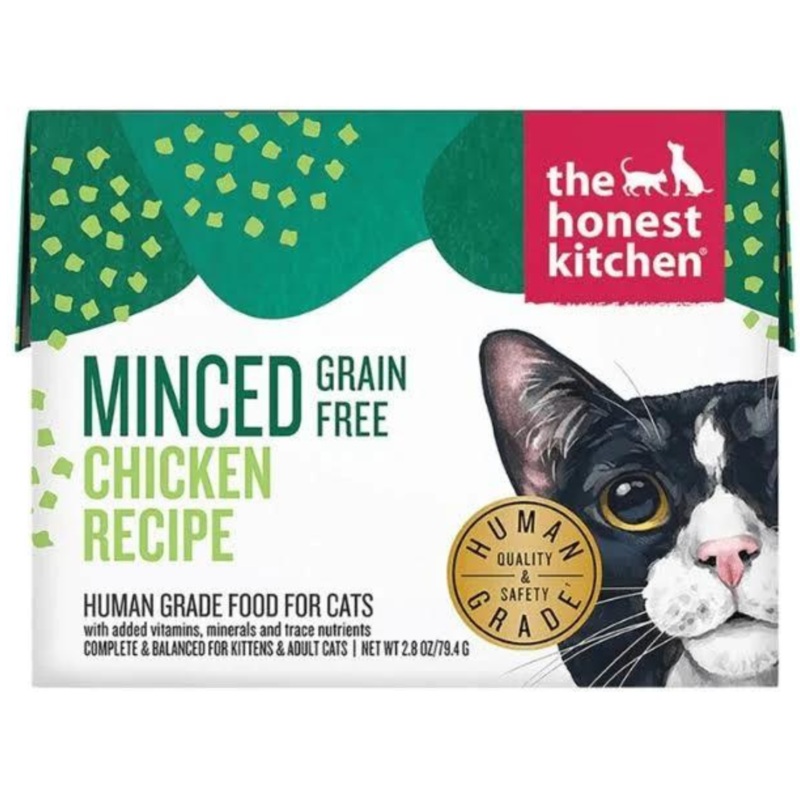 The Honest Kitchen Grain-Free Minced Chicken in Bone Broth Gravy 2.8 oz