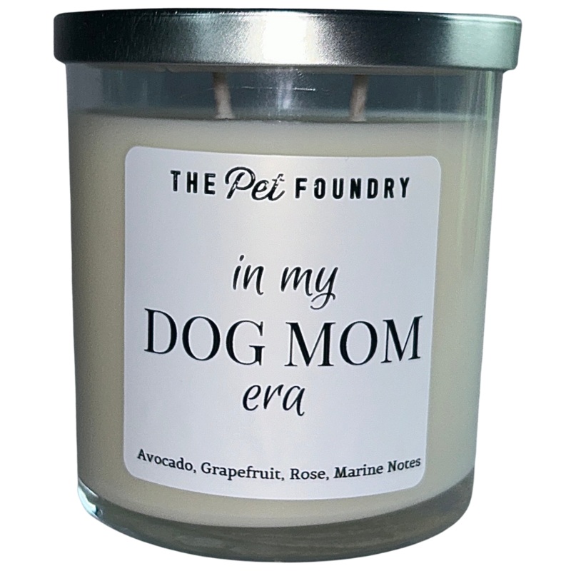 The Pet Foundry Double Wick Soy Candle Avocado and Sea Salt 12 oz