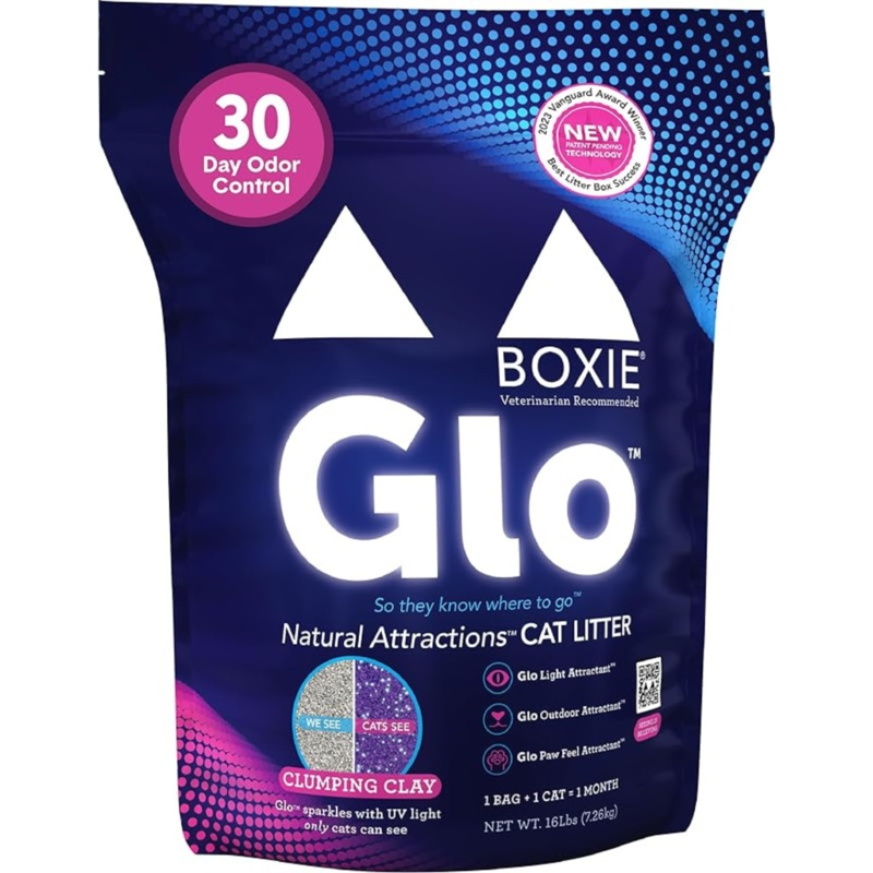 Boxiecat Glo Natural Attractions Clumping Clay Litter 16.5 lbs
