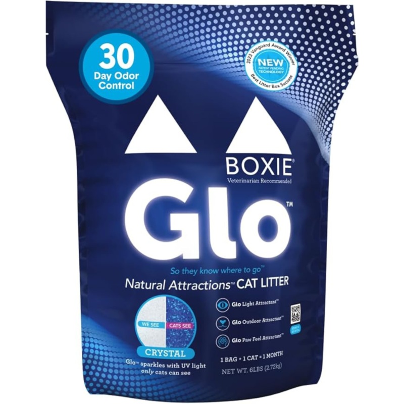 Boxiecat Glo Natural Attractions Crystal Scented Litter 6 lbs