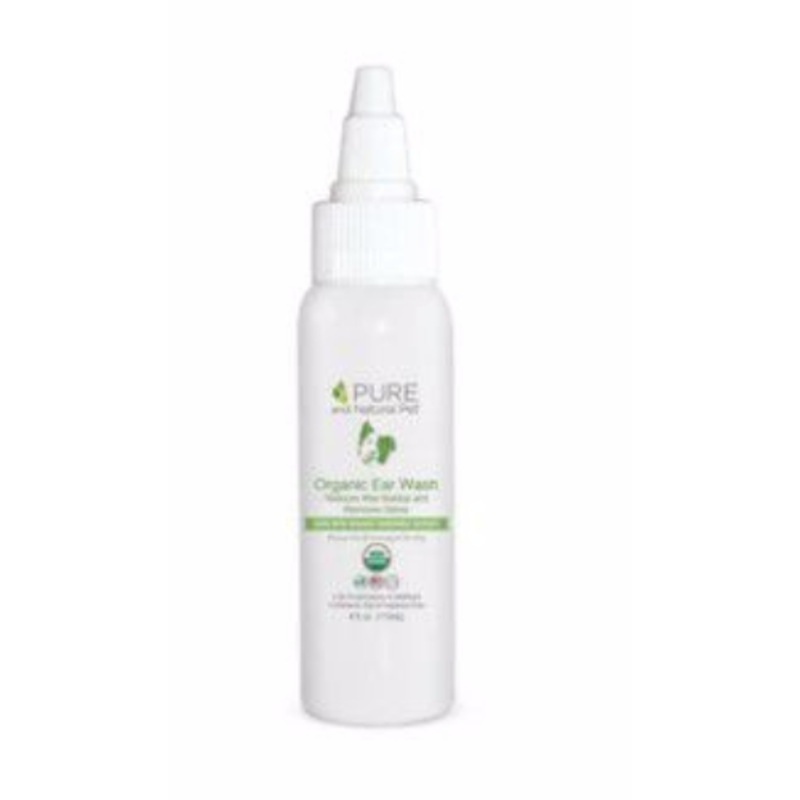 Pure and Natural Pet Ear Wash with Chamomile Extract for Dogs 4oz