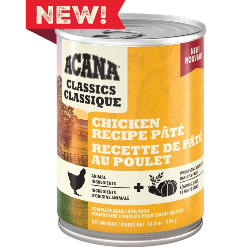 Acana Classics Chicken Recipe Pate Wet Dog Food 12.5 oz