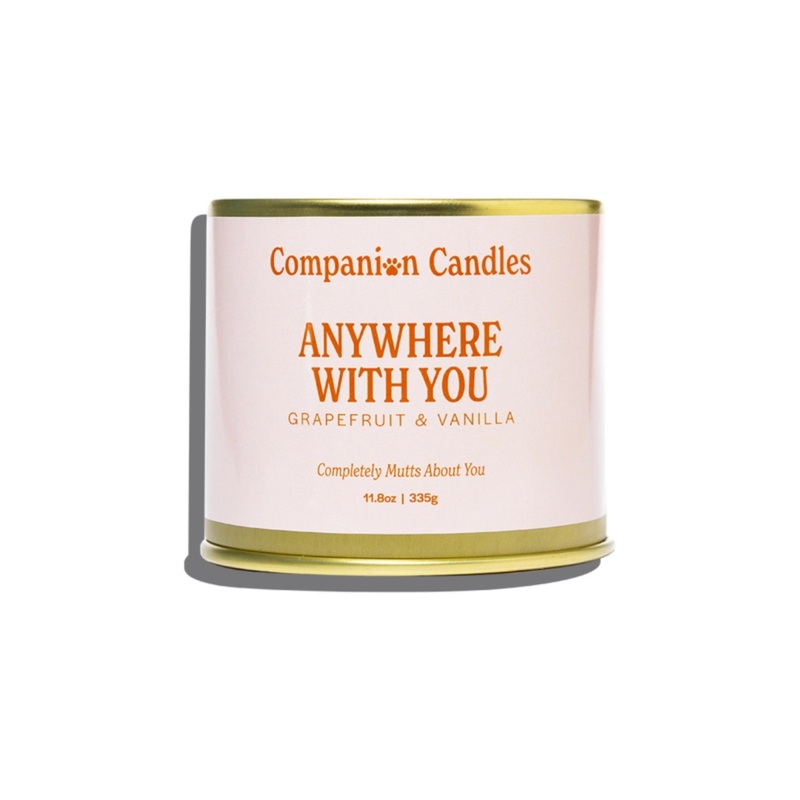 Companion Candles Pet-Safe Soy Candle Grapefruit & Vanilla 3 oz