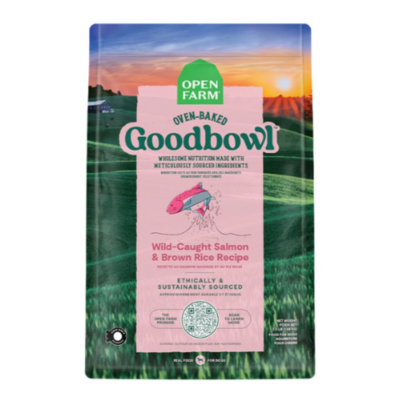Open Farm Good Bowl Wild-Caught Salmon Recipe Dry Dog Food 22 lbs