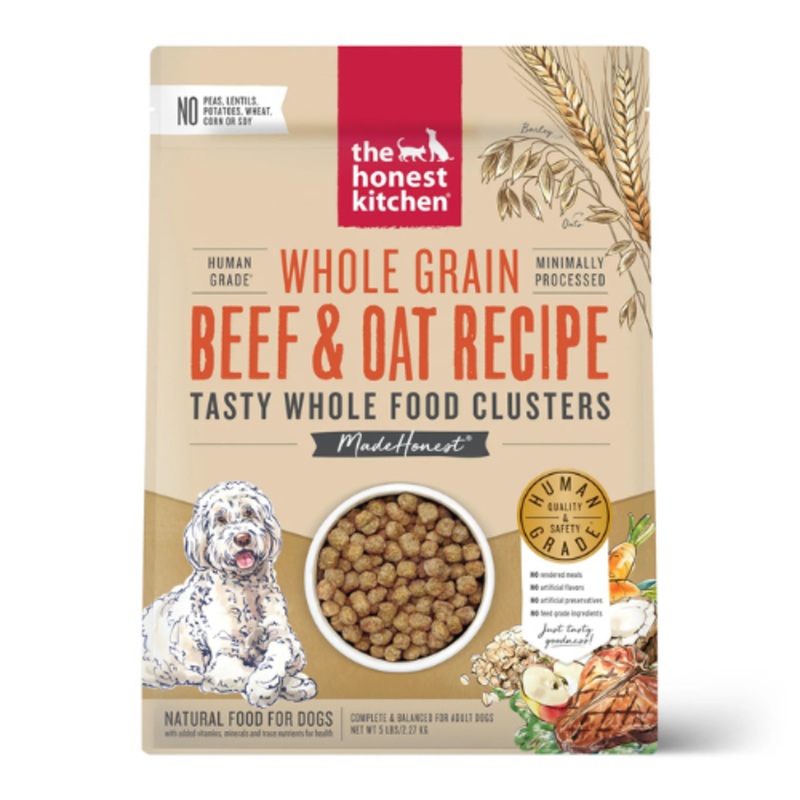 The Honest Kitchen Whole Grain Beef Clusters Adult Dog Food 1 lb