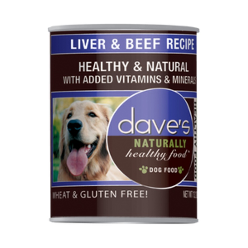 Dave’s Pet Food Naturally Healthy Chicken & Beef Recipe Canned Dog Food, 13-oz