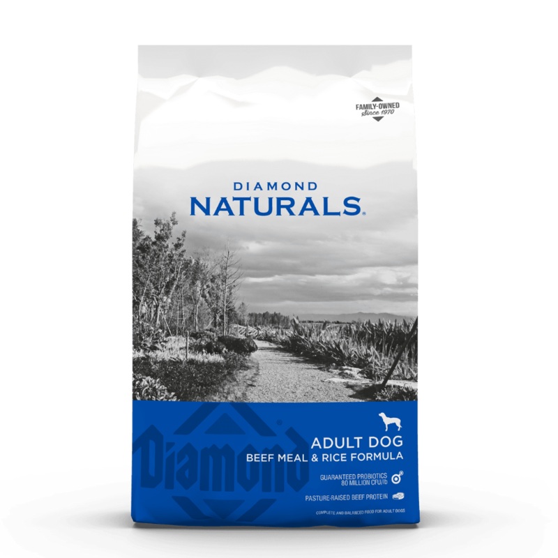 Diamond Naturals Beef Meal & Rice Formula Adult Dry Dog Food, 40 lbs