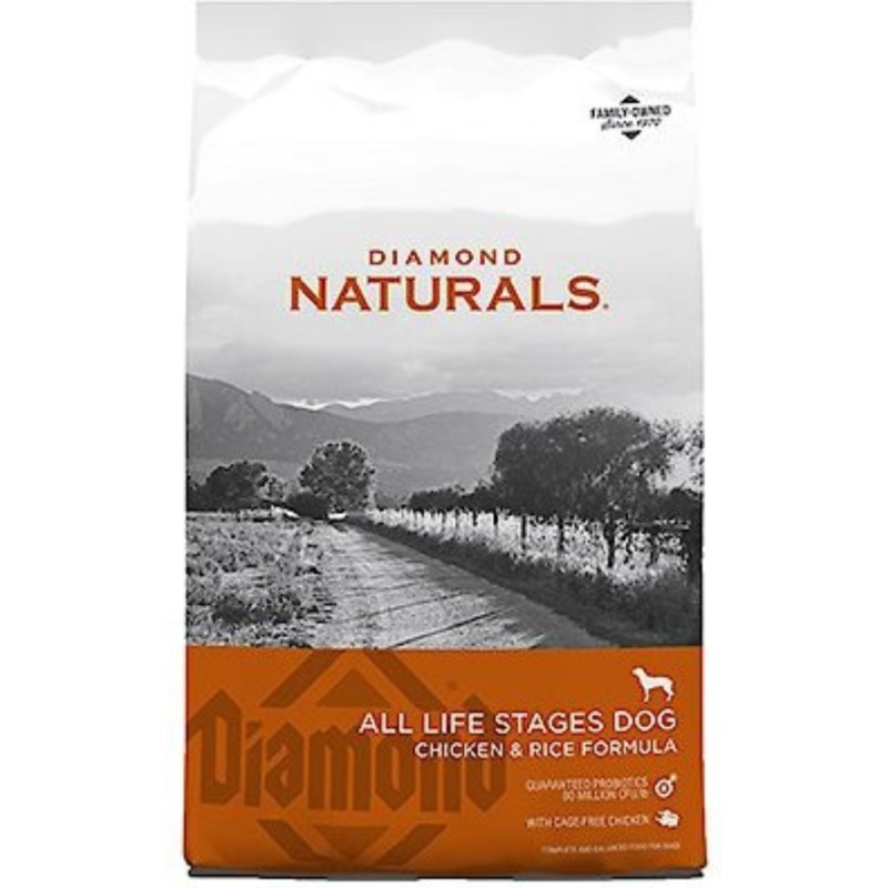 Diamond Naturals Chicken & Rice Formula Adult Dry Dog Food, 40-lb bag
