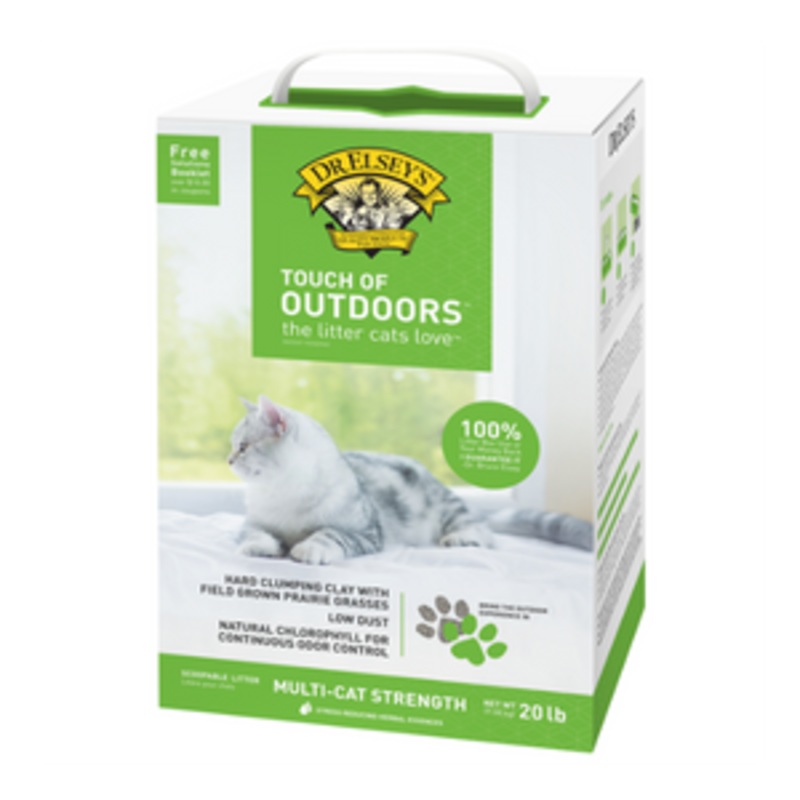 Dr. Elsey’s Precious Cat Touch of Outdoors Cat Litter 20 lbs