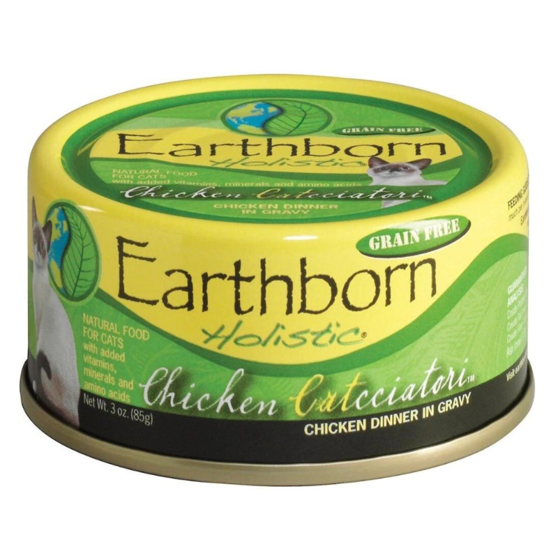 Earthborn Holistic Chicken Catcciatori Grain-Free Natural Canned Cat & Kitten Food 3 oz