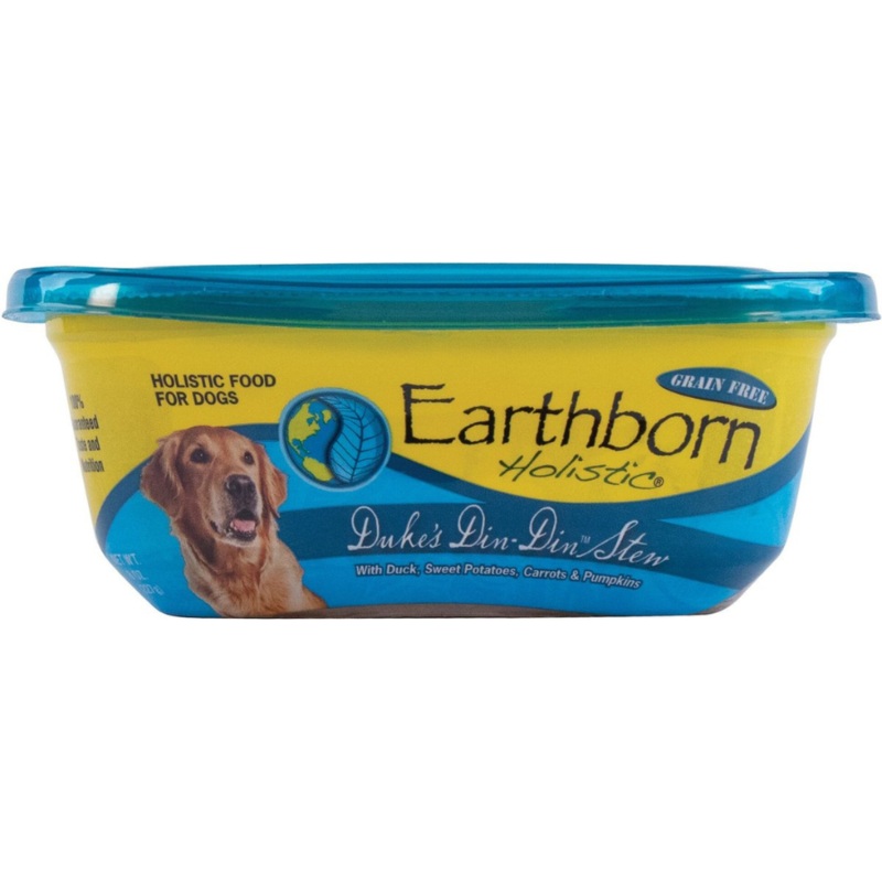 Earthborn Holistic Duke’s Din Din Stew Grain-Free Natural Moist Dog Food, 9-oz