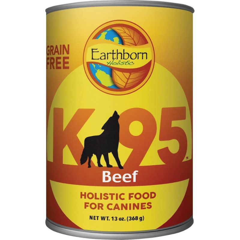 Earthborn Holistic K95 95% Real Beef Grain-Free Dog Food, 13-oz