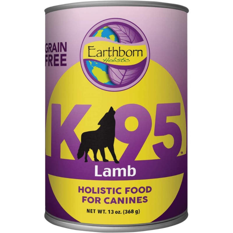 Earthborn Holistic K95 95% Real Lamb Grain-Free Dog Food, 13-oz