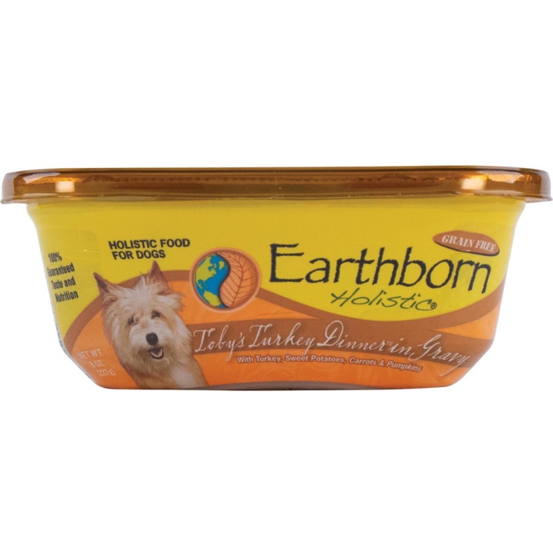 Earthborn Holistic Toby’s Turkey Dinner in Gravy Grain-Free Natural Moist Dog Food, 9-oz