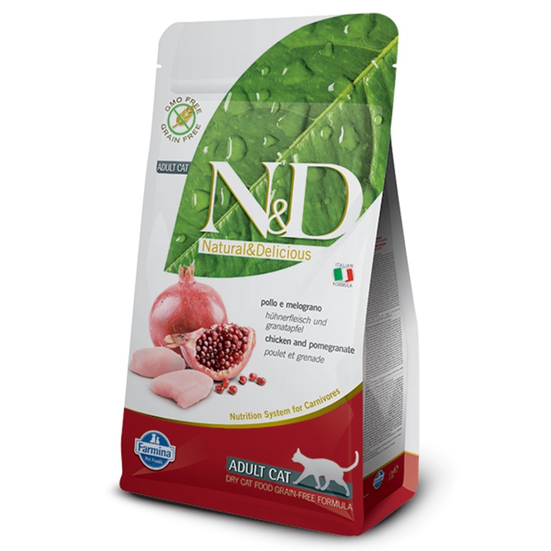Farmina N&D Prime Chicken & Pomegranate Formula Dry Cat Food 3.3 lbs