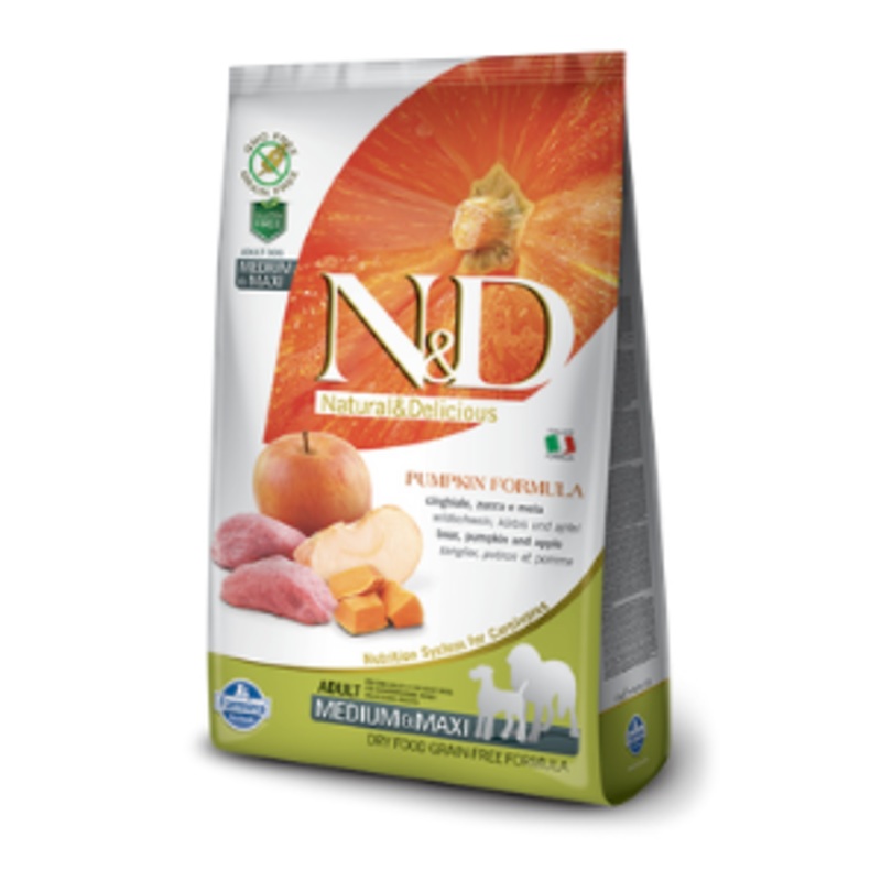 Farmina N&D Pumpkin Boar & Apple Medium & Maxi Adult Dry Dog Food 5.5 lbs