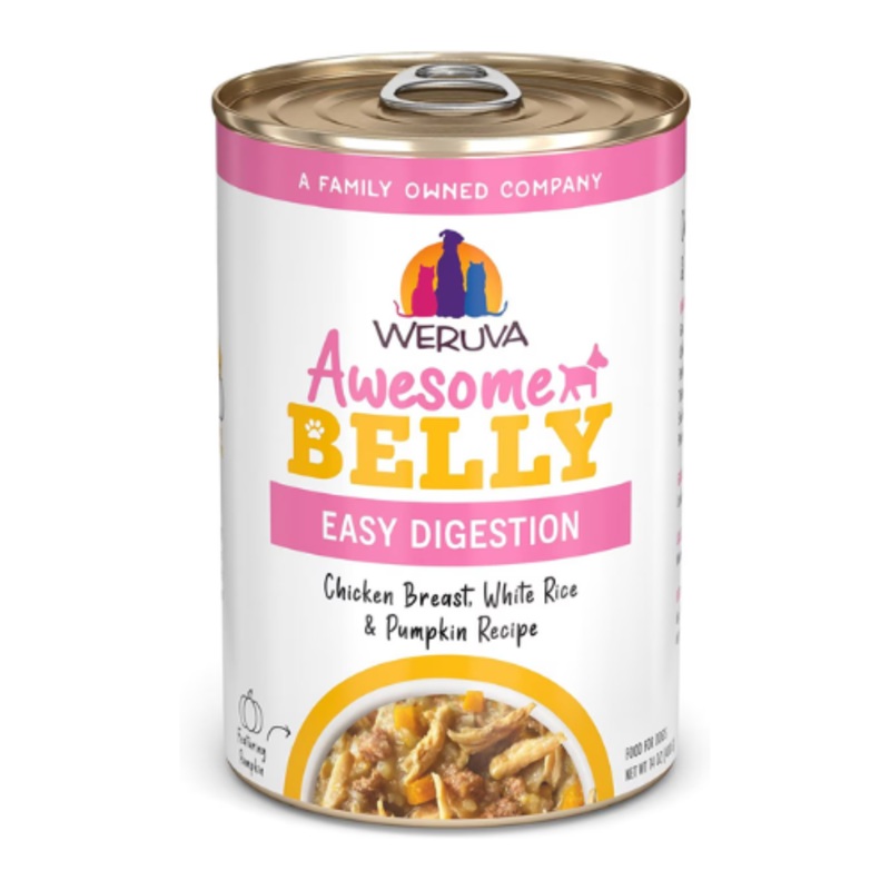 Weruva Awesome Functions Belly Chicken & Rice Canned Dog Food 14 oz