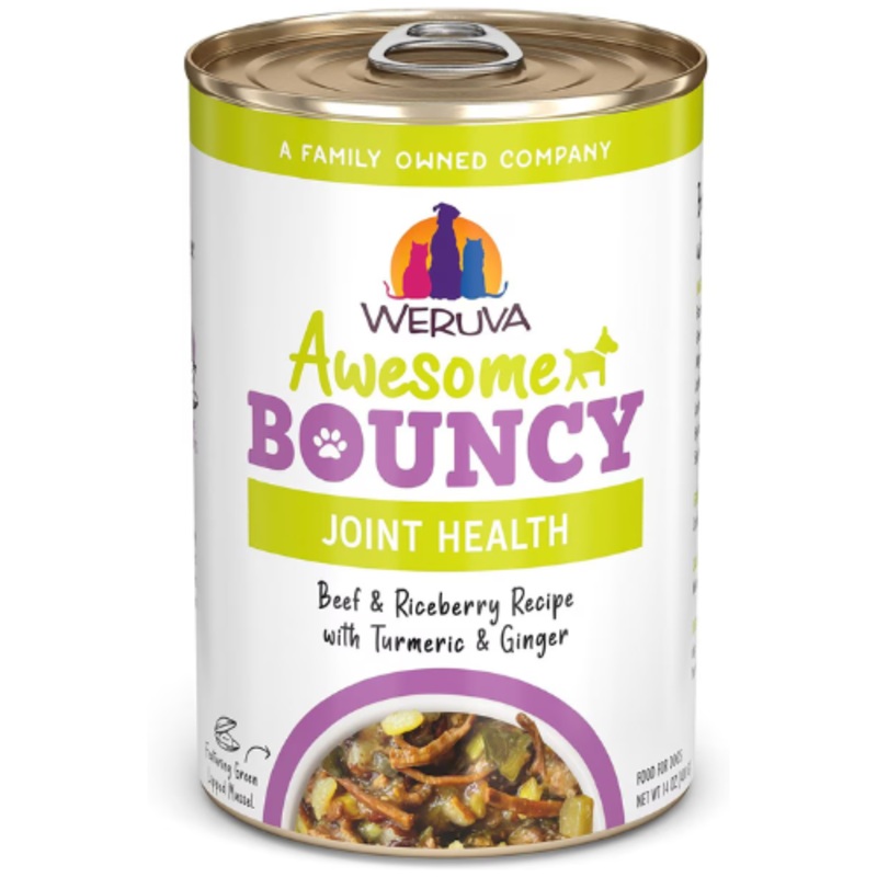 Weruva Awesome Functions Bouncy Beef & Riceberry Canned Dog Food 14 oz