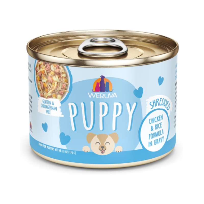 Weruva Puppy Chicken & Rice Formula Canned Dog Food 6 oz