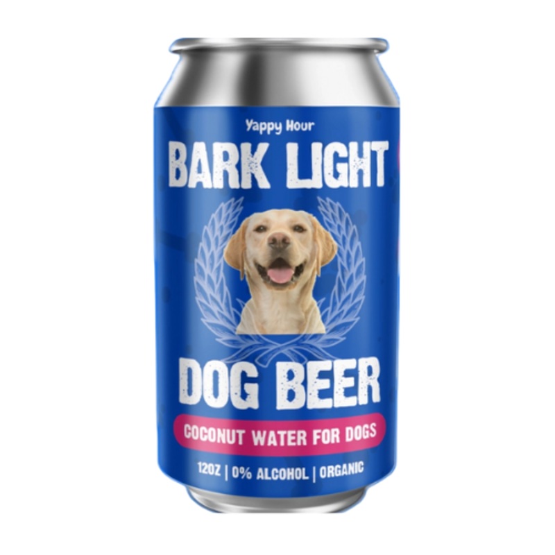 Yappy Hour Bark Light Dog Beer 12 oz Watermelon