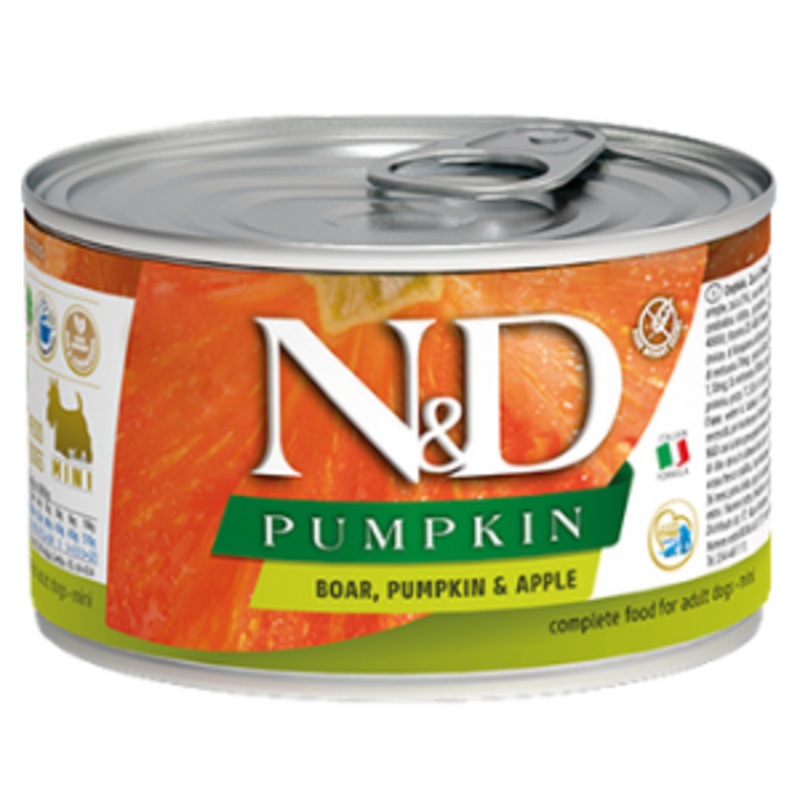 Farmina N&D Pumpkin Boar & Apple Formula Mini Adult Canned Dog Food 4.9 oz