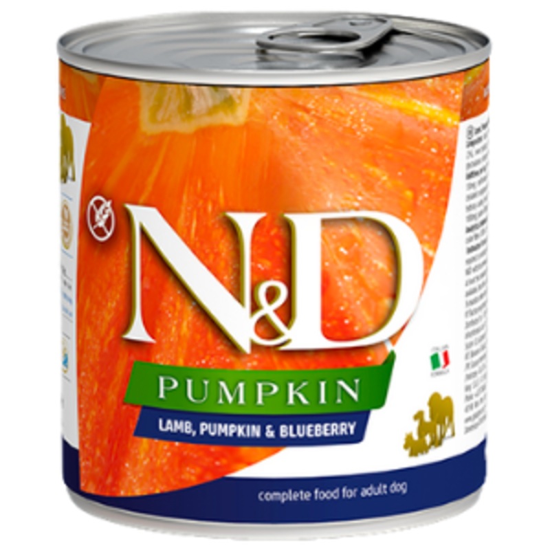 Farmina N&D Pumpkin Lamb & Blueberry Formula Adult Canned Dog Food 10 oz
