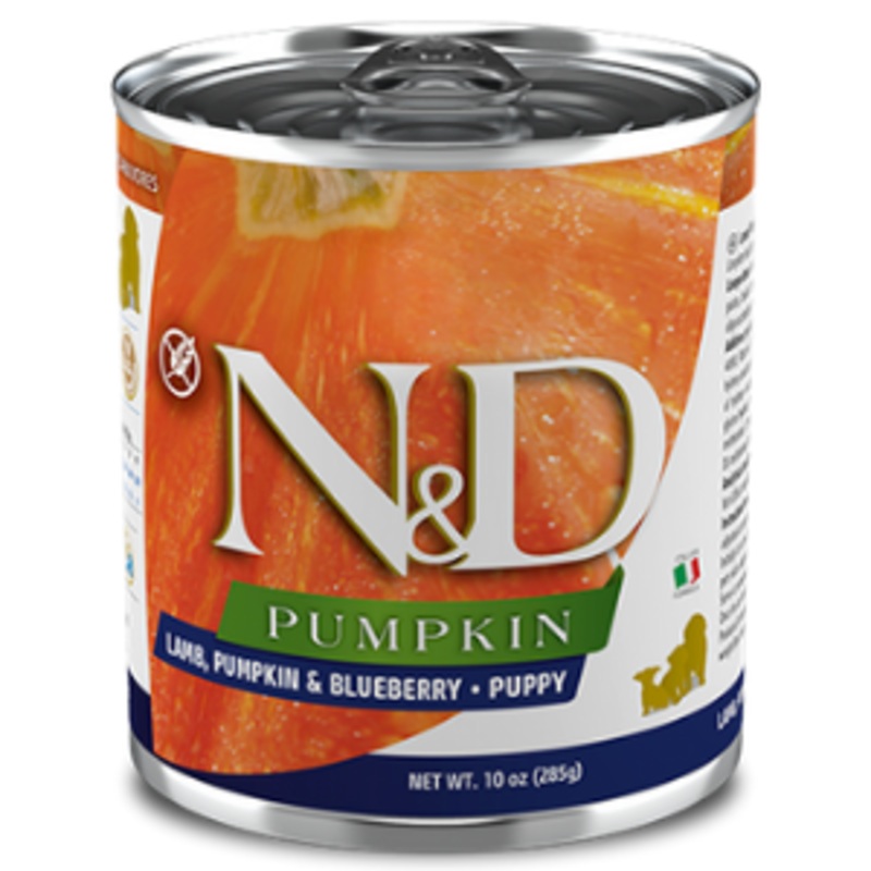Farmina N&D Pumpkin Lamb & Blueberry Formula Puppy Canned Dog Food 10 oz
