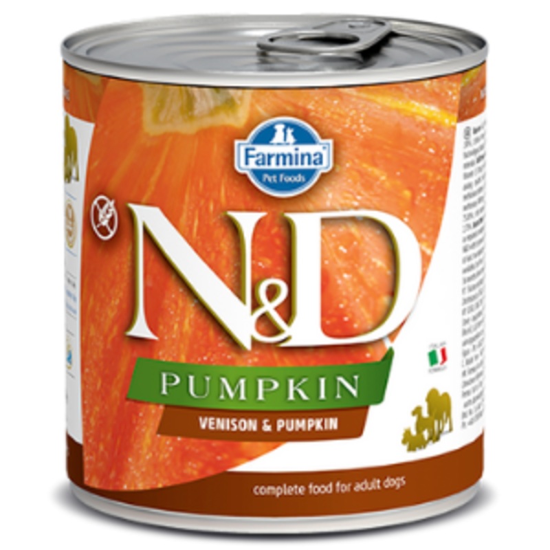 Farmina N&D Pumpkin Venison & Apple Formula Adult Canned Dog Food 10 oz
