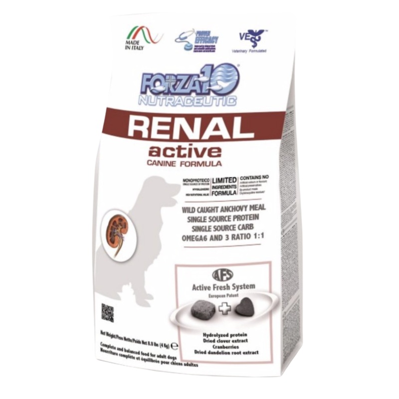 Forza10 Nutraceutic Active Kidney Renal Support Diet Dry Dog Food, 8.8-lb bag