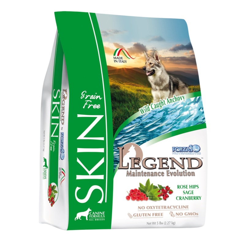 Forza10 Nutraceutic Legend Skin Grain-Free Wild Caught Anchovy Dry Dog Food 5 lbs