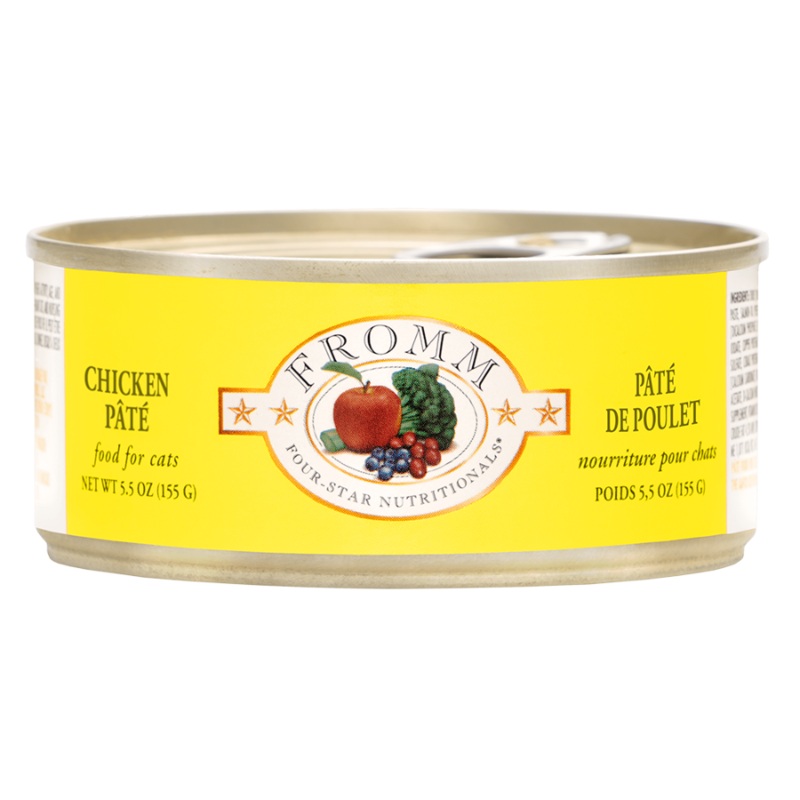 Fromm Four-Star Turkey & Duck Pate Grain-Free Canned Cat Food 5.5oz