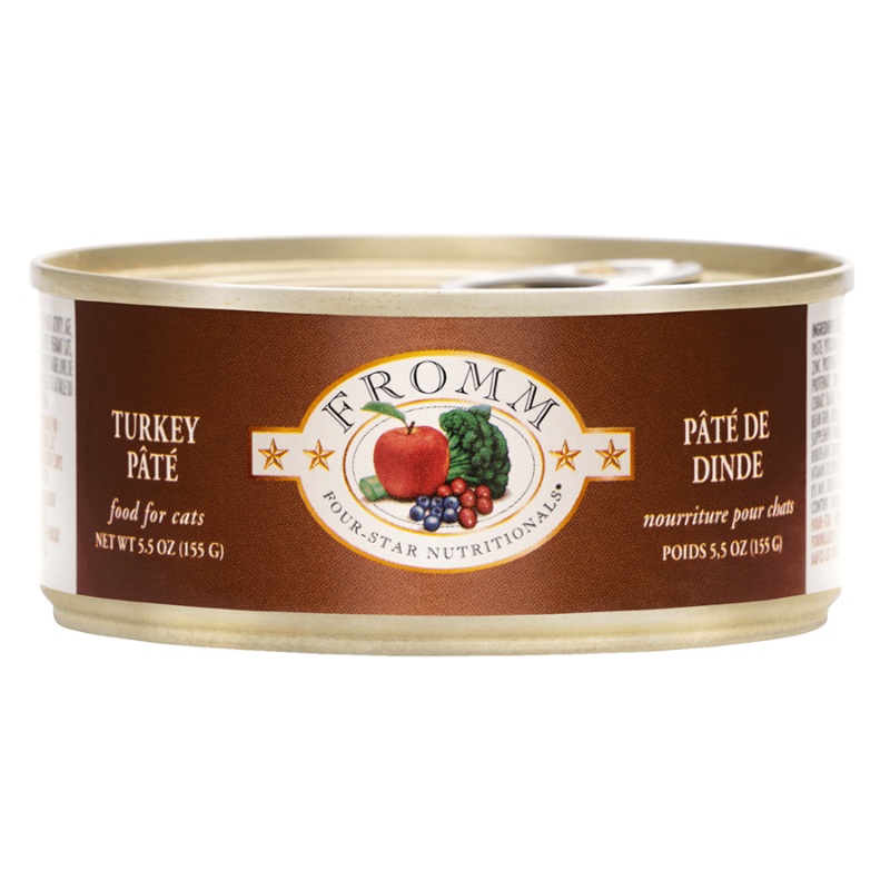 Fromm Four-Star Turkey Pate Canned Cat Food 5.5oz