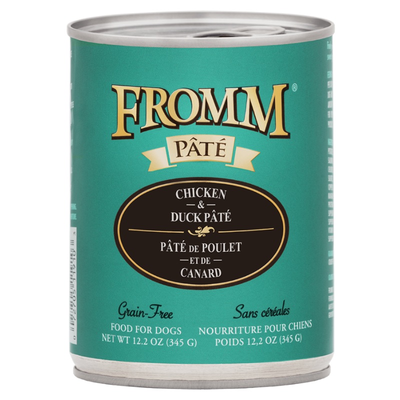 Fromm Gold Duck & Chicken Pate Canned Dog Food 12.2oz
