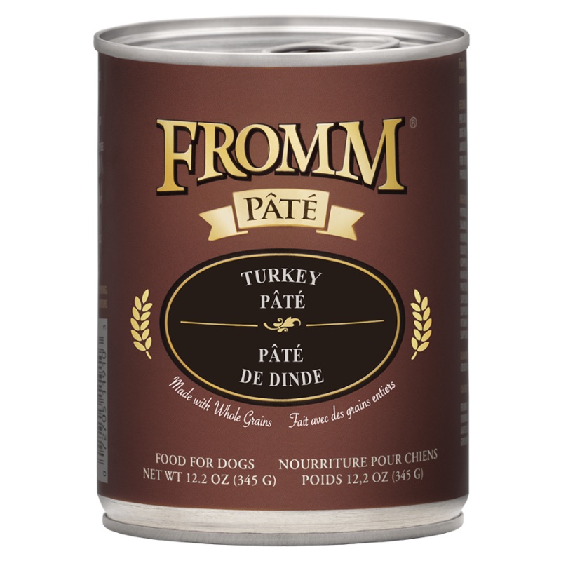Fromm Gold Turkey Pate Canned Dog Food 12.2oz