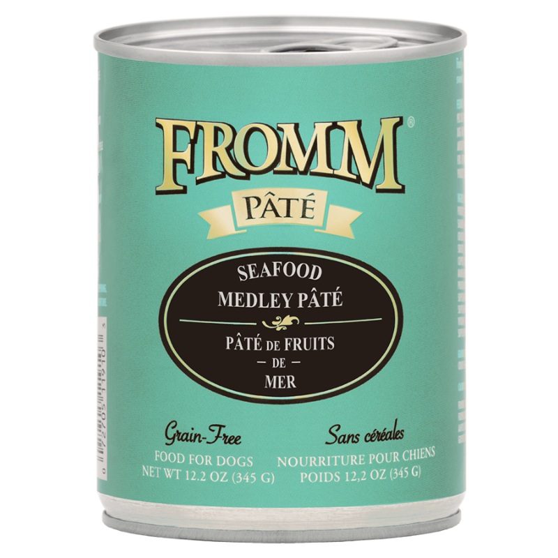 Fromm Seafood Medley Pate Canned Dog Food 12.2oz
