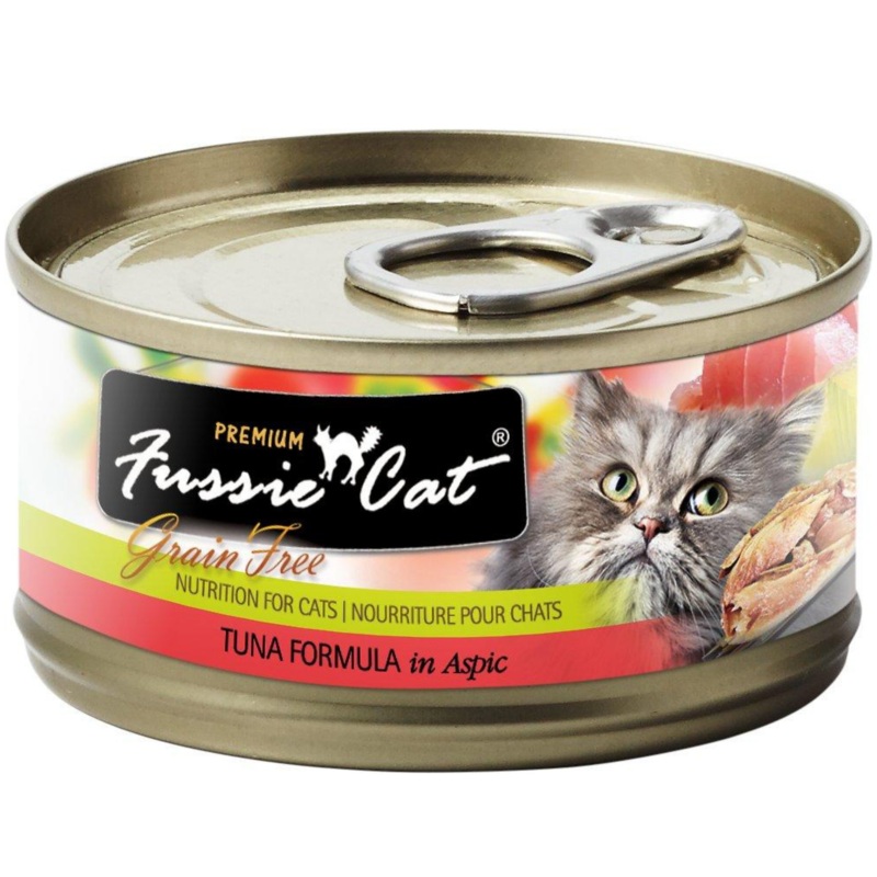 Fussie Cat Premium Tuna in Aspic Canned Cat Food, 2.82-oz