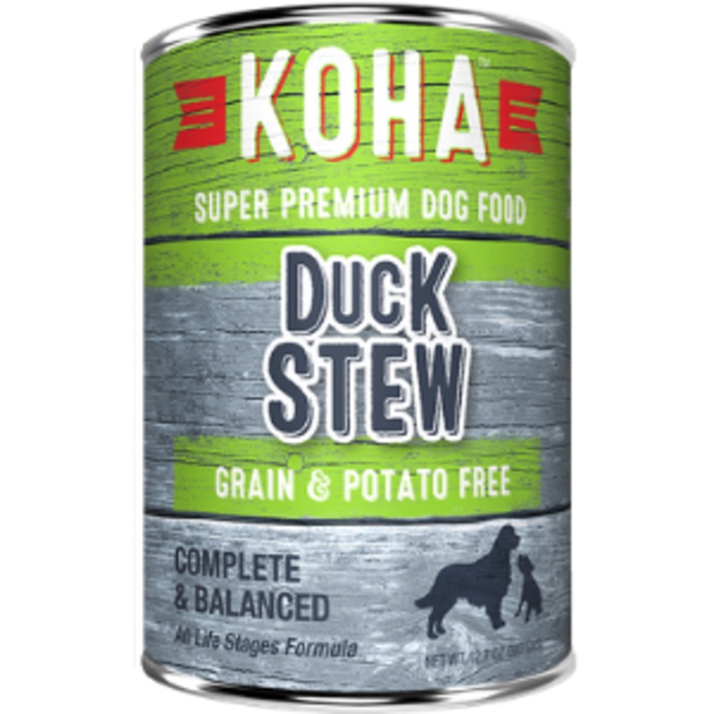 Koha Duck Stew Grain-Free Canned Dog Food 12.7 oz