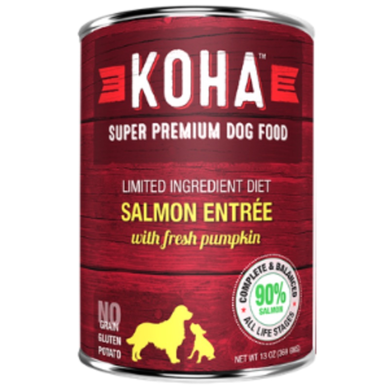Koha Limited Ingredient Diet Salmon Entree Grain-Free Canned Dog Food 13 oz