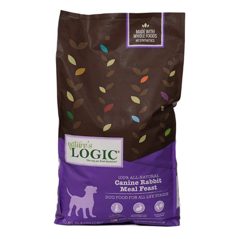 Nature’s Logic Canine Rabbit Meal Feast Dry Dog Food 4.4 lbs