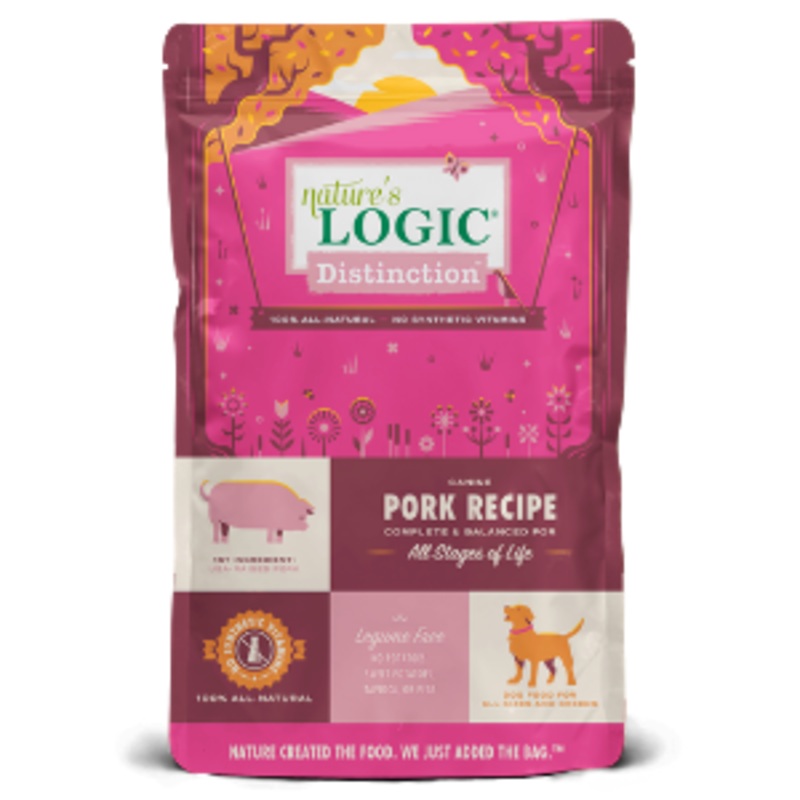 Nature’s Logic Canine Distinction Pork Recipe Dry Dog Food 4.4 lbs