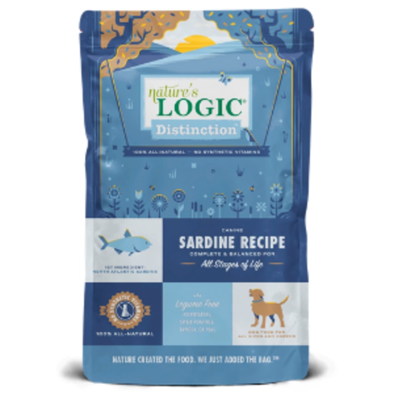 Nature’s Logic Canine Distinction Sardine Recipe Dry Dog Food 24 lbs