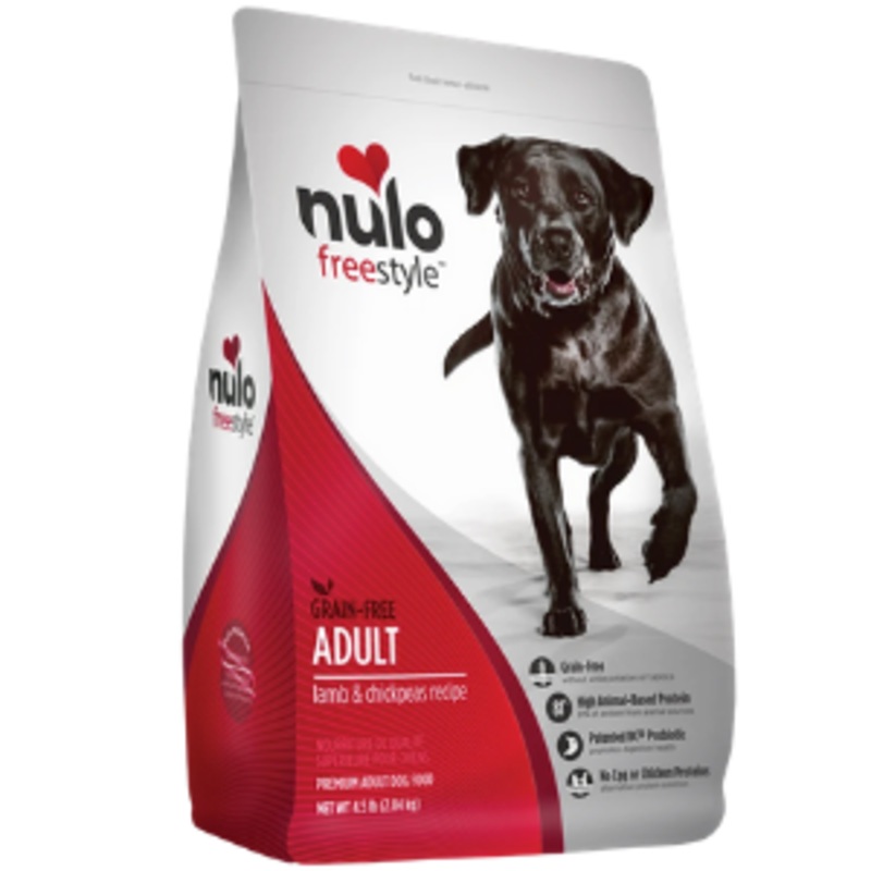 Nulo Freestyle Grain-Free Adult Lamb & Chickpeas Recipe Dry Dog Food 24 lbs