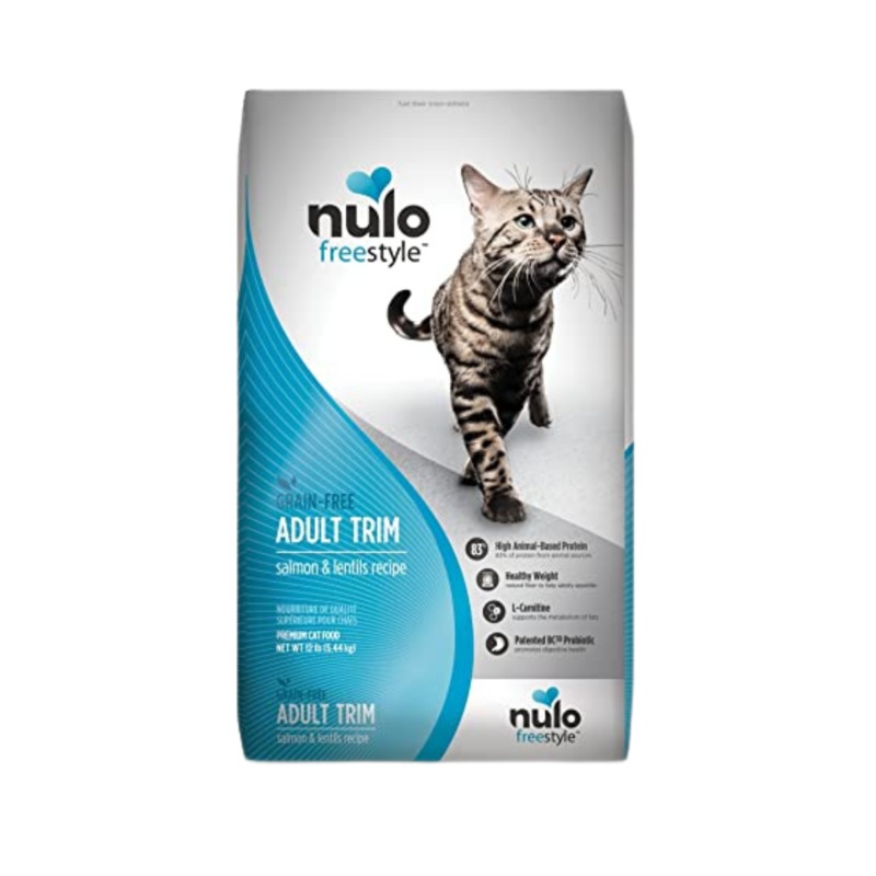 Nulo Freestyle Grain-Free Adult Trim Salmon & Lentils Recipe Dry Cat Food 5 lbs