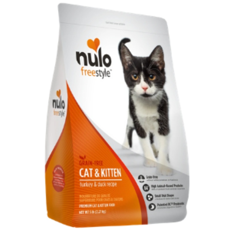 Nulo Freestyle Grain-Free Cat & Kitten Turkey & Duck Recipe Dry Cat Food 5 lbs